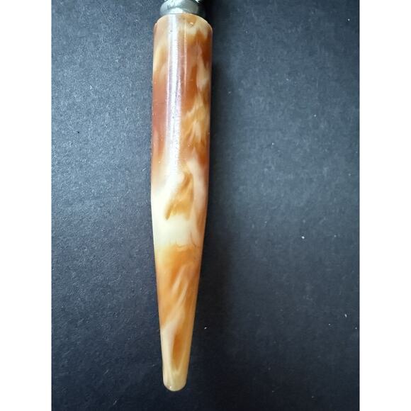 Vintage Bakelite Cheese Knife Bottle Opener Stainless Steel Charcuterie MCM - Picture 2 of 6